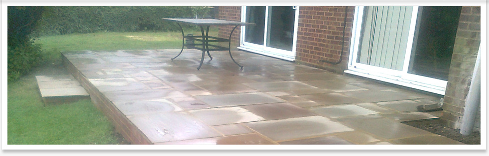 patios with intricate designs